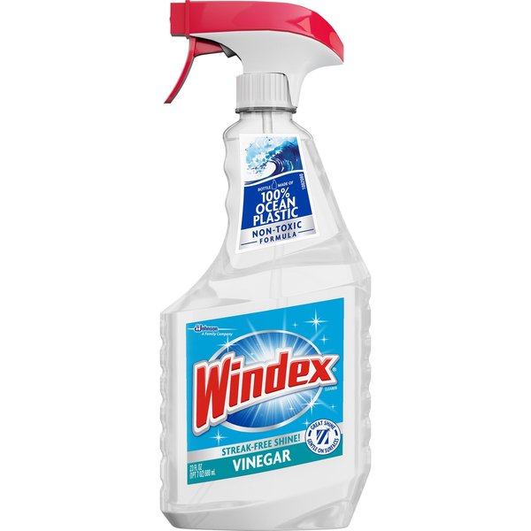 Windex Vinegar MultiSurface Spray, 23 fl oz (0.7 quart) Clean & Fresh, 8 PK SJN312620CT